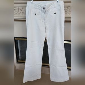 NWT- J Crew City Fit - white denim trousers. Beautiful! Size 6